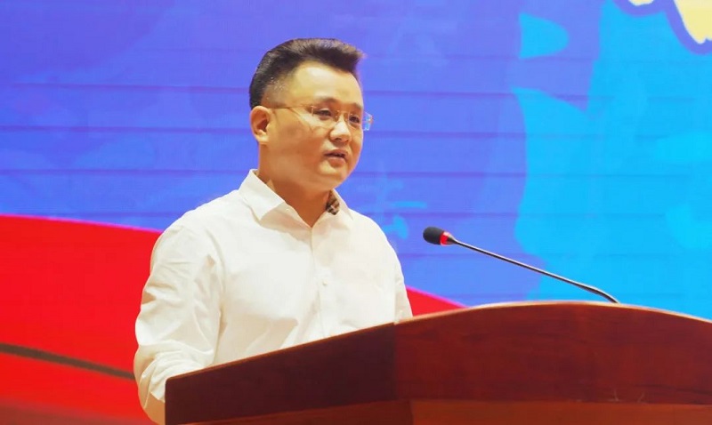 集团总经理毛文章发表讲话