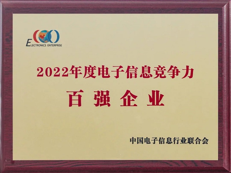 安徽天康集团2022年中国电子信息证书